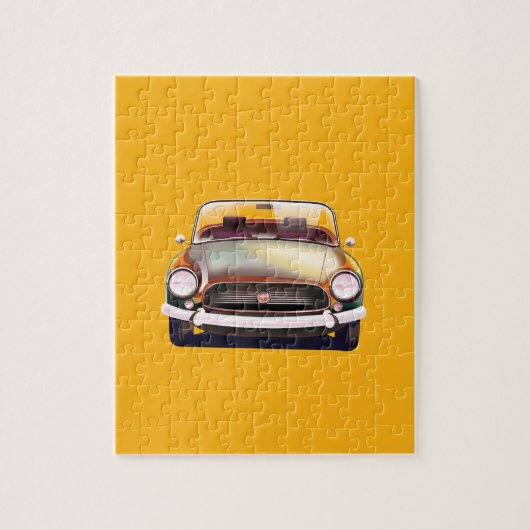 Klassieke oldtimer legpuzzel (Verticaal)