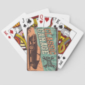 Klassieke Oldtimer Pokerkaarten (Achterkant)