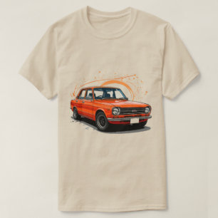 Klassieke Oldtimer Voor Autoliefhebbers Retro T-shirt