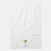 Klassieke Olijf Martini Keukenhanddoek (Verticaal)