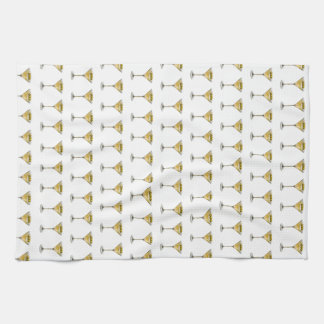 Klassieke Olijf Martini Print Keukenhanddoek 