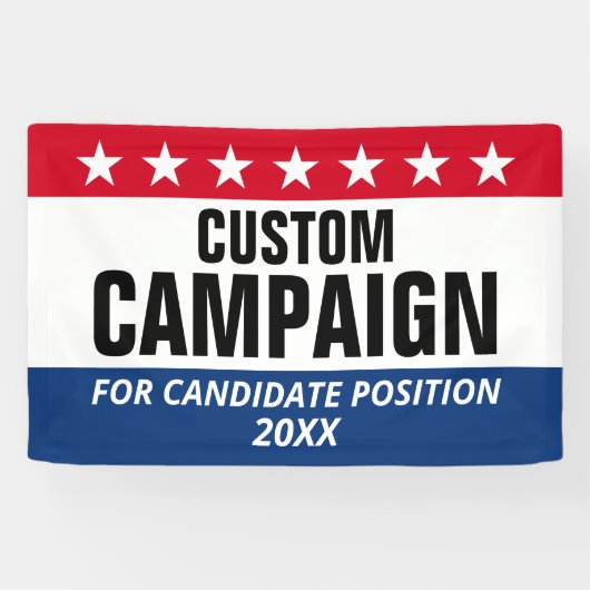 Klassieke ontwerpstijl Stars aangepaste naam posit Spandoek (Horizontaal)