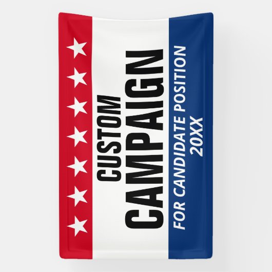 Klassieke ontwerpstijl Stars aangepaste naam posit Spandoek (Verticaal)