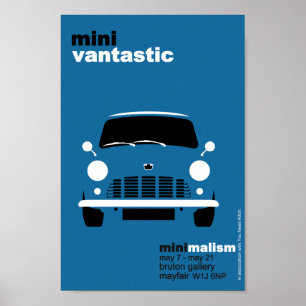 Klassieke oorspronkelijke bijtende mini-Van-exhibi Poster
