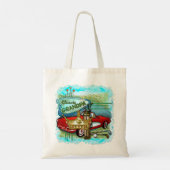 Klassieke Opa Boodschappentas Tote Bag (Achterkant)