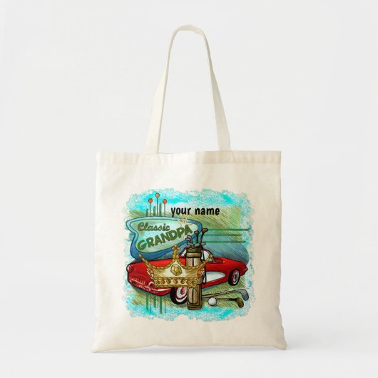 Klassieke opa-Canvas tas (Voorkant)