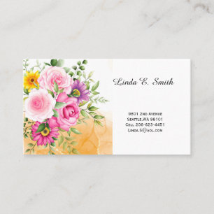 Klassieke oproepkaart visitekaartje