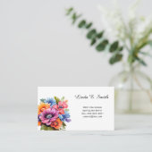 Klassieke oproepkaart visitekaartje (Staand voorkant)