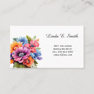 Klassieke oproepkaart visitekaartje