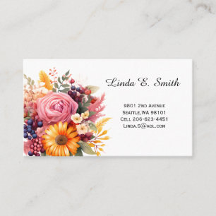 Klassieke oproepkaart visitekaartje