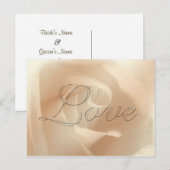 Klassieke opslag datumkaart aankondigingskaart (Voorkant / Achterkant)