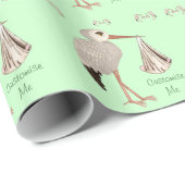 Klassieke opslag (neutraal) 1 (Baby shower) Cadeaupapier (Rol Hoek)