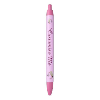 Klassieke opslag (roze) 2 zwarte inkt pen