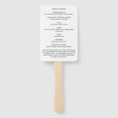 Klassieke Orde van de Dienst Viering van het Leven Handwaaier (Achterkant)