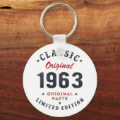 Klassieke originele 1963 Originele Delen Birthday Sleutelhanger (Voorkant)