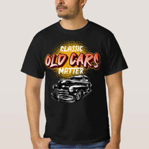 Klassieke Oude Auto's Betekenen Plezier Laag Rider T-shirt