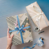 Klassieke Ouderwetse Notenkraker Victor Records Cadeaupapier