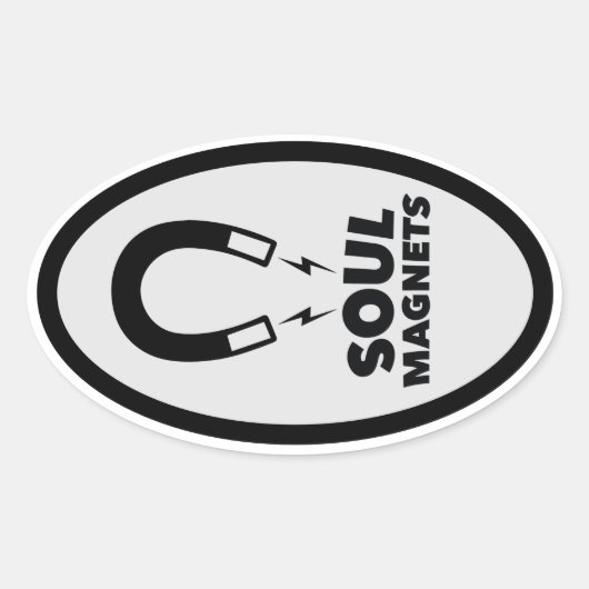 klassieke ovalen autosticker ovale sticker (Voorkant)