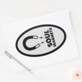 klassieke ovalen autosticker ovale sticker (Envelop)