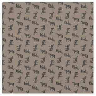 Klassieke paardenpaarden CUSTOM BG COLOR Stof
