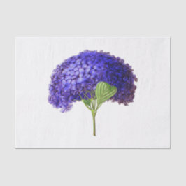 Klassieke Paarse Hortensia Bloem Bloemstuk Tissuepapier