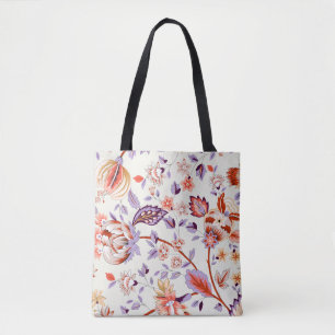 Klassieke paisley en fijn kant patroon, Perzisch p Draagtas