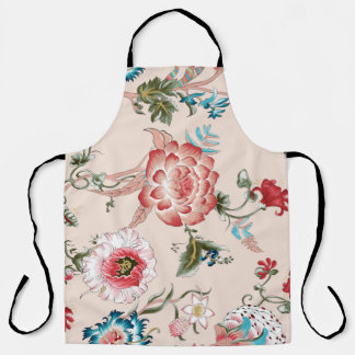 Klassieke paisley en fijn kant patroon, Perzisch p Schort
