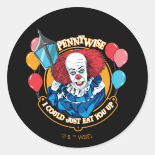 Klassieke Pennywise - Ik zou je gewoon kunnen opet Ronde Sticker