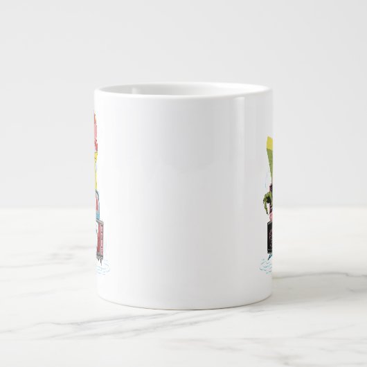 Klassieke Pennywise TV Stack - You'll Float Too Extra Grote Beker (Voorkant)