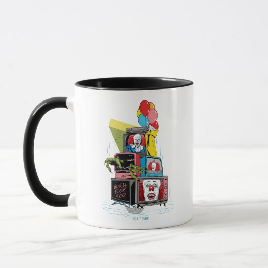 Klassieke Pennywise TV Stack - You'll Float Too Mok (Links)
