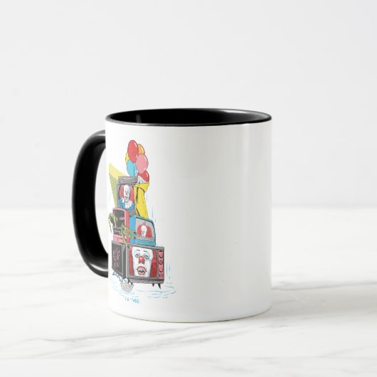 Klassieke Pennywise TV Stack - You'll Float Too Mok (Voorkant links)