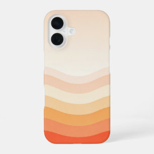 Klassieke Perzik Horizon iPhone 16 Hoesje