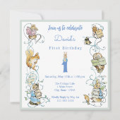 Klassieke Peter de Konijn Beatrix Potter Verjaarda Kaart (Voorkant)