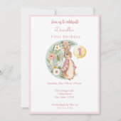 Klassieke Peter het Konijn Beatrix Potter Verjaard Kaart (Voorkant)