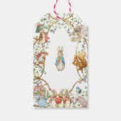 Klassieke Peter het Konijn Verjaardag Dank U Cadeaulabel (Achterkant)