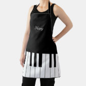 Klassieke pianokerbord, persoonlijke muziekcover schort (Insitu)