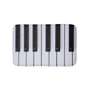 Klassieke pianoketoestel badmat