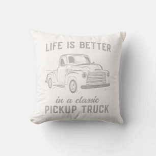 Klassieke Pick-up Truck Man Vintage Kussen