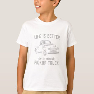 Klassieke Pick-up Truck Man Vintage T-shirt