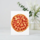 klassieke pizzaminnaar briefkaart (Staand voorkant)