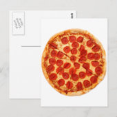 klassieke pizzaminnaar briefkaart (Voorkant / Achterkant)