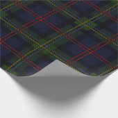 Klassieke Plaid Elegant Rustic Christmas Tartan Cadeaupapier (Hoek)