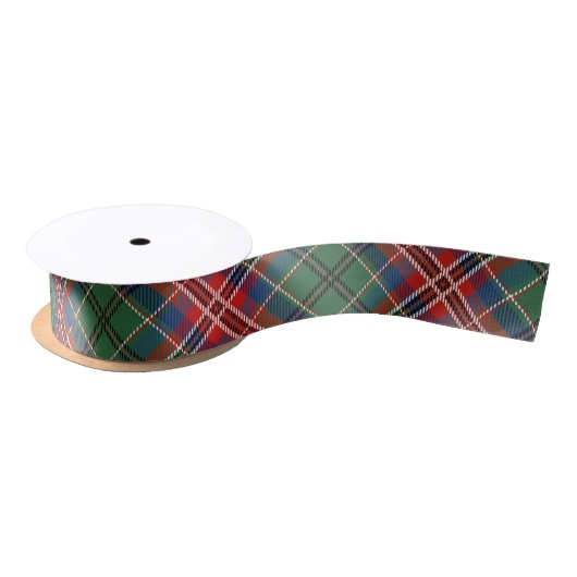 Klassieke Plaid Rood Groen Rustiek Tartan Lint (Spoel)