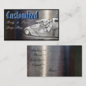 Klassieke platinum Visitekaartjes (Voorkant / Achterkant)