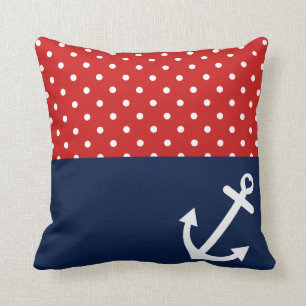 Klassieke poekstip Nautical Love Kussen