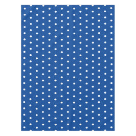 Klassieke Polka Dots Navy blauw en wit Tafelkleed