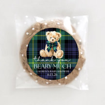 Klassieke Polo Teddybeer Geruite Babyfeestje