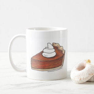 Klassieke pompoen Pie Slice Thanksgiving Koffiemok
