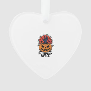 Klassieke Pompoen Spreuk Halloween Heks Hand Kunst Ornament
