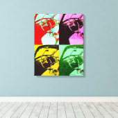 Klassieke pop canvas afdruk (Insitu (Houten vloer))